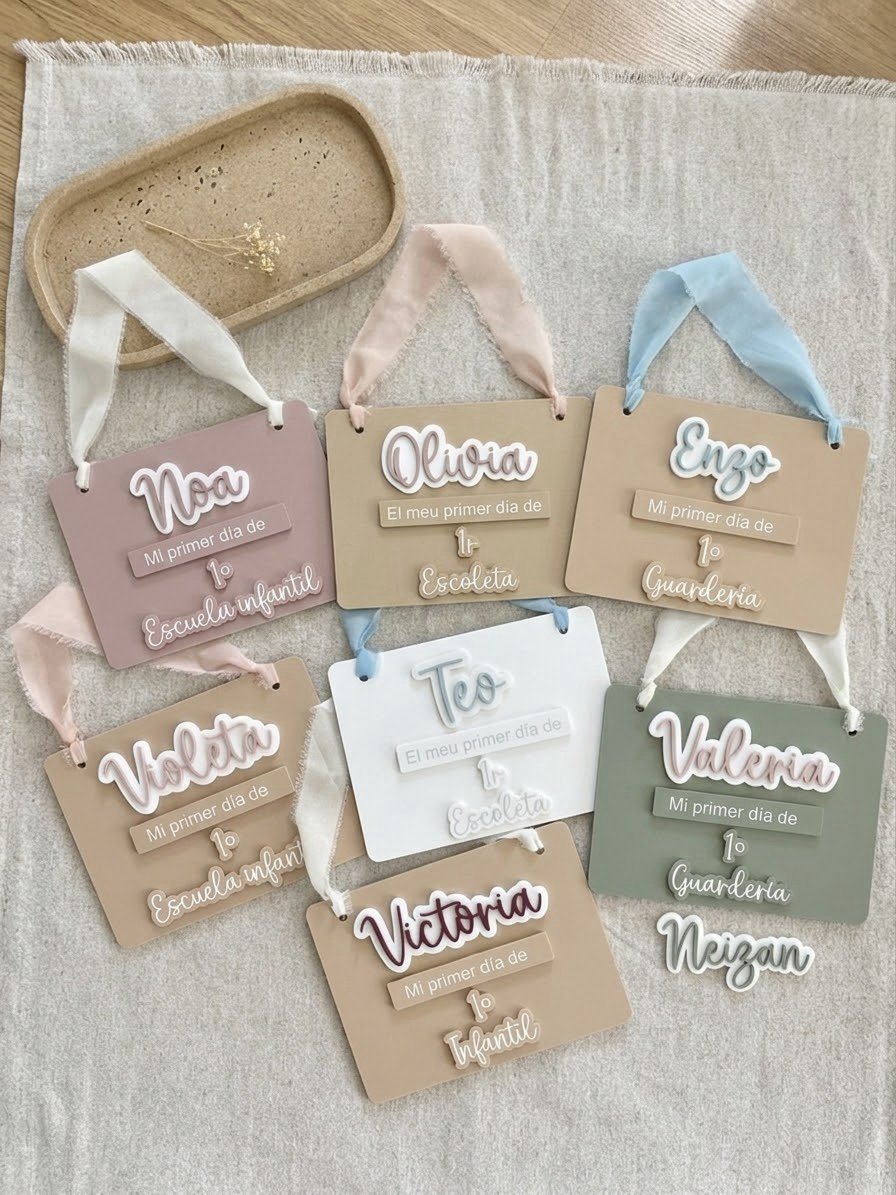 Placa "Mi primer dia" - Imagen 2