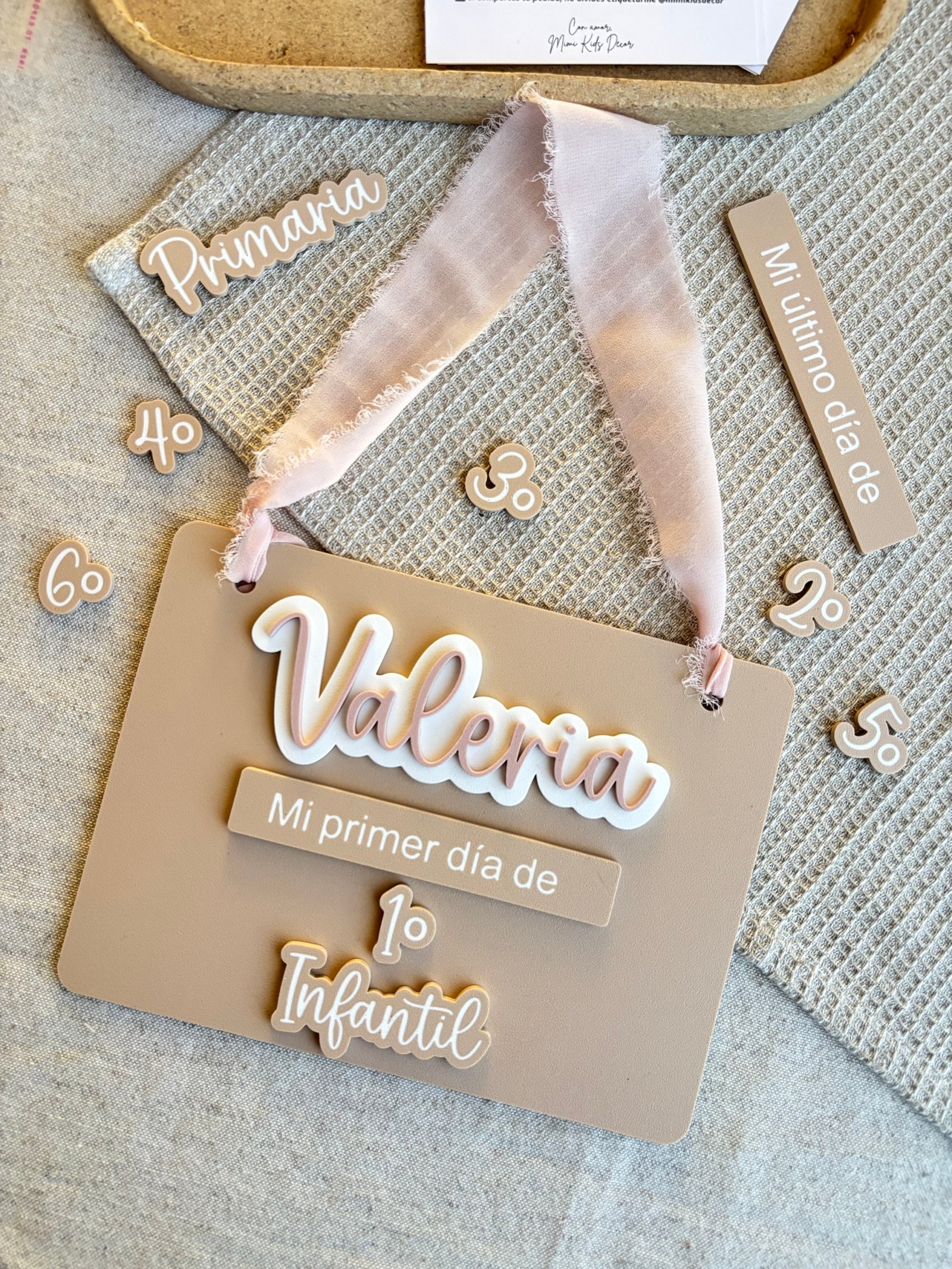 Placa "Mi primer dia" - Imagen 4