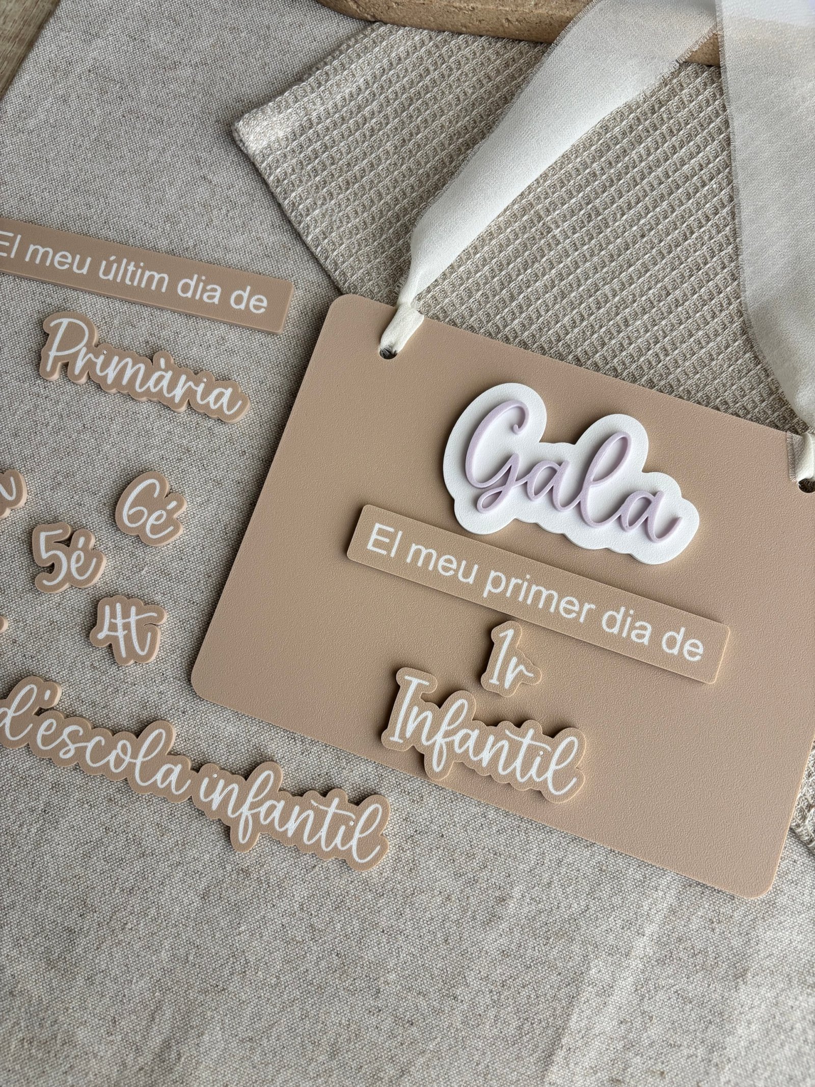 Placa "Mi primer dia" - Imagen 5