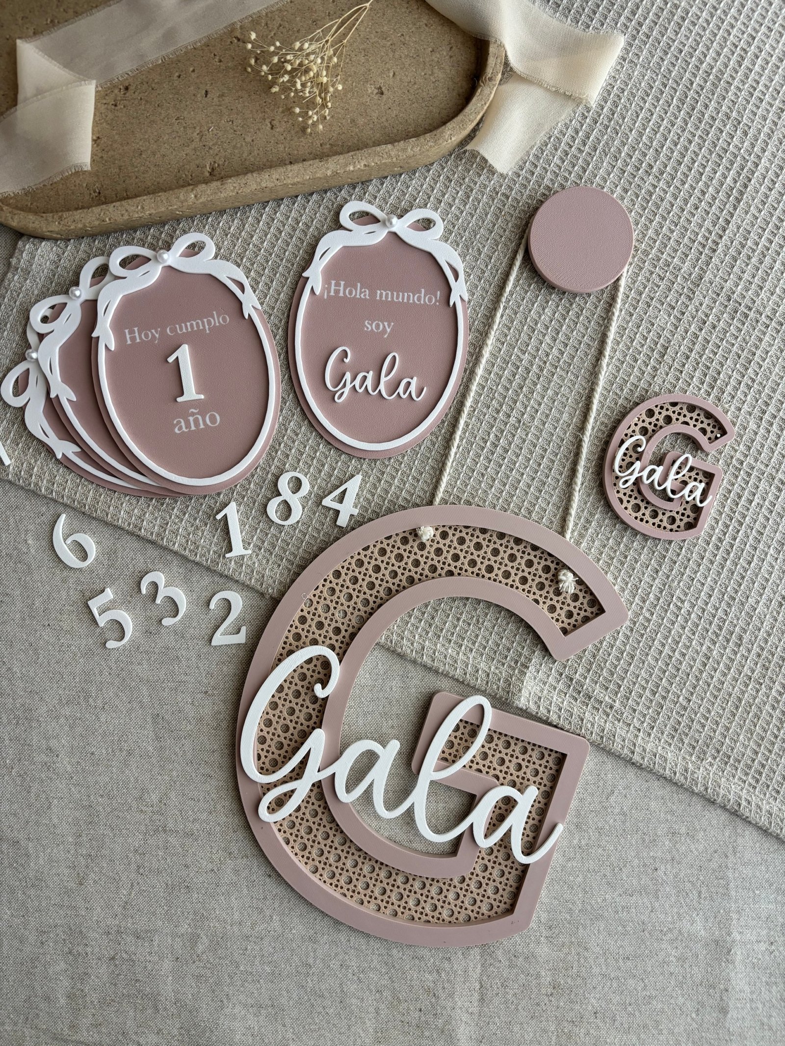 Placa Cumplemes Lazo - Imagen 3