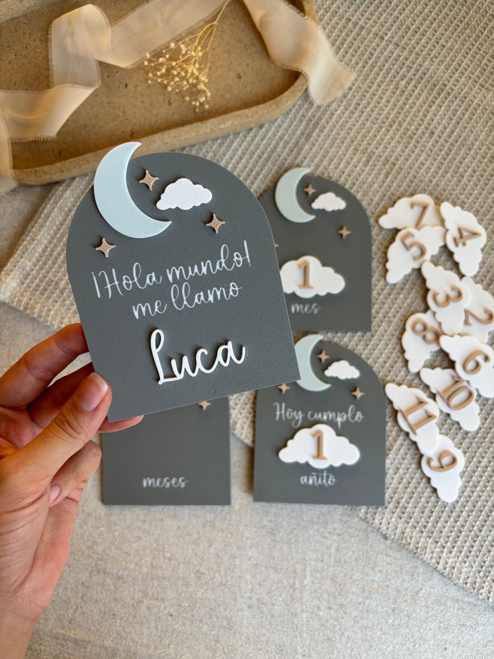 Placa Cumplemes Luna - Imagen 5